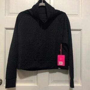 JUICY Couture Women’s Jacquard Quilted Crop Pullover M NWT